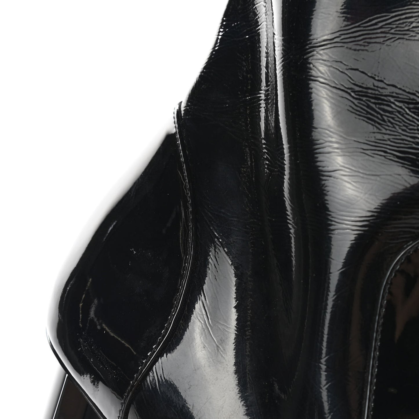Patent Uniformes Silhouette Ankle Boots 38.5 Black