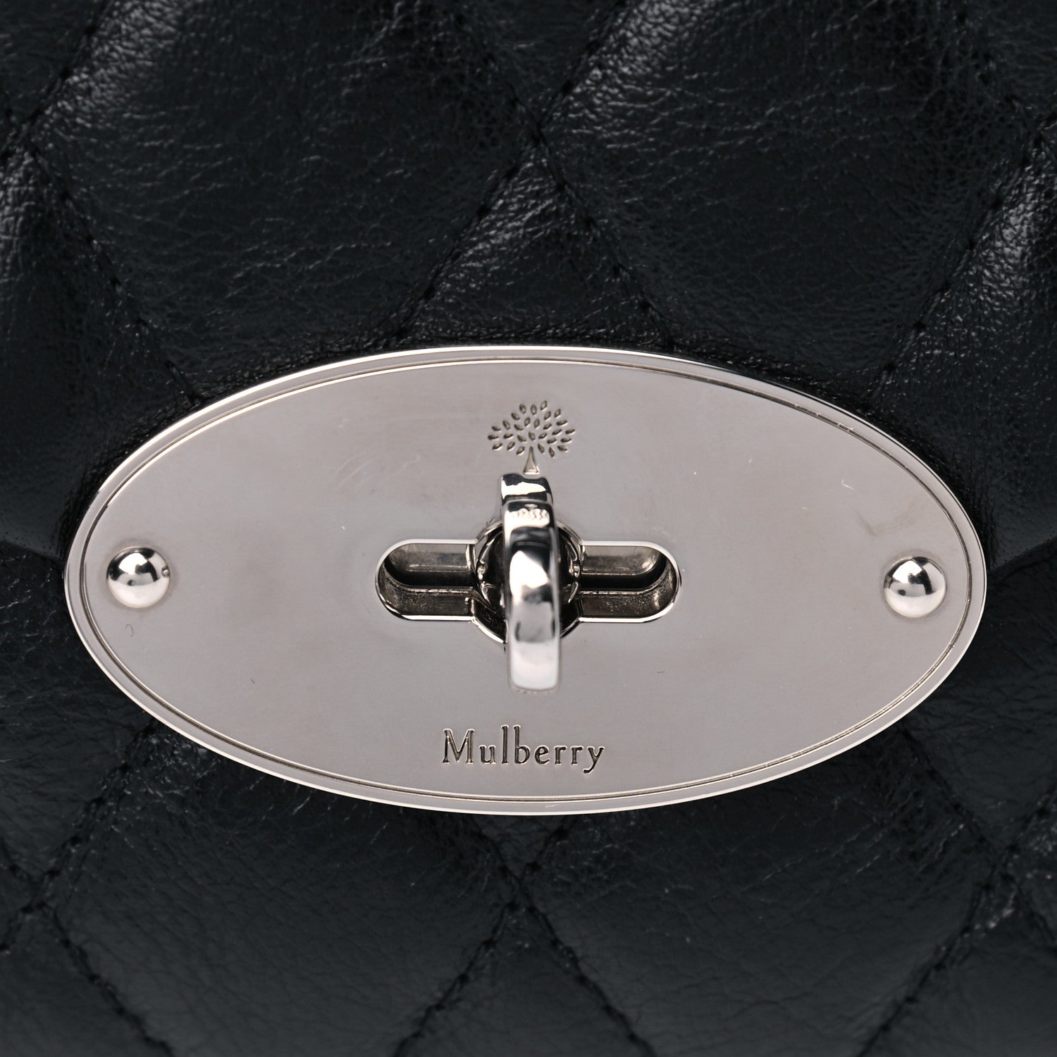 Mulberry Shiny Buffalo Quilted Small Shoulder Bag Black 5 of 5