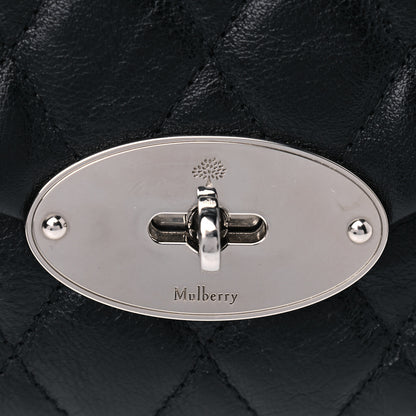 Mulberry Shiny Buffalo Quilted Small Shoulder Bag Black 5 of 5