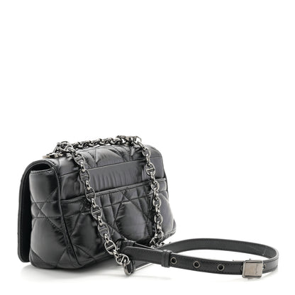 Christian Dior Calfskin Macrocannage Small Caro Bag Black 3 of 10