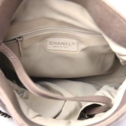 Chanel Washed Lambskin Chain Around Hobo Taupe 4 of 5
