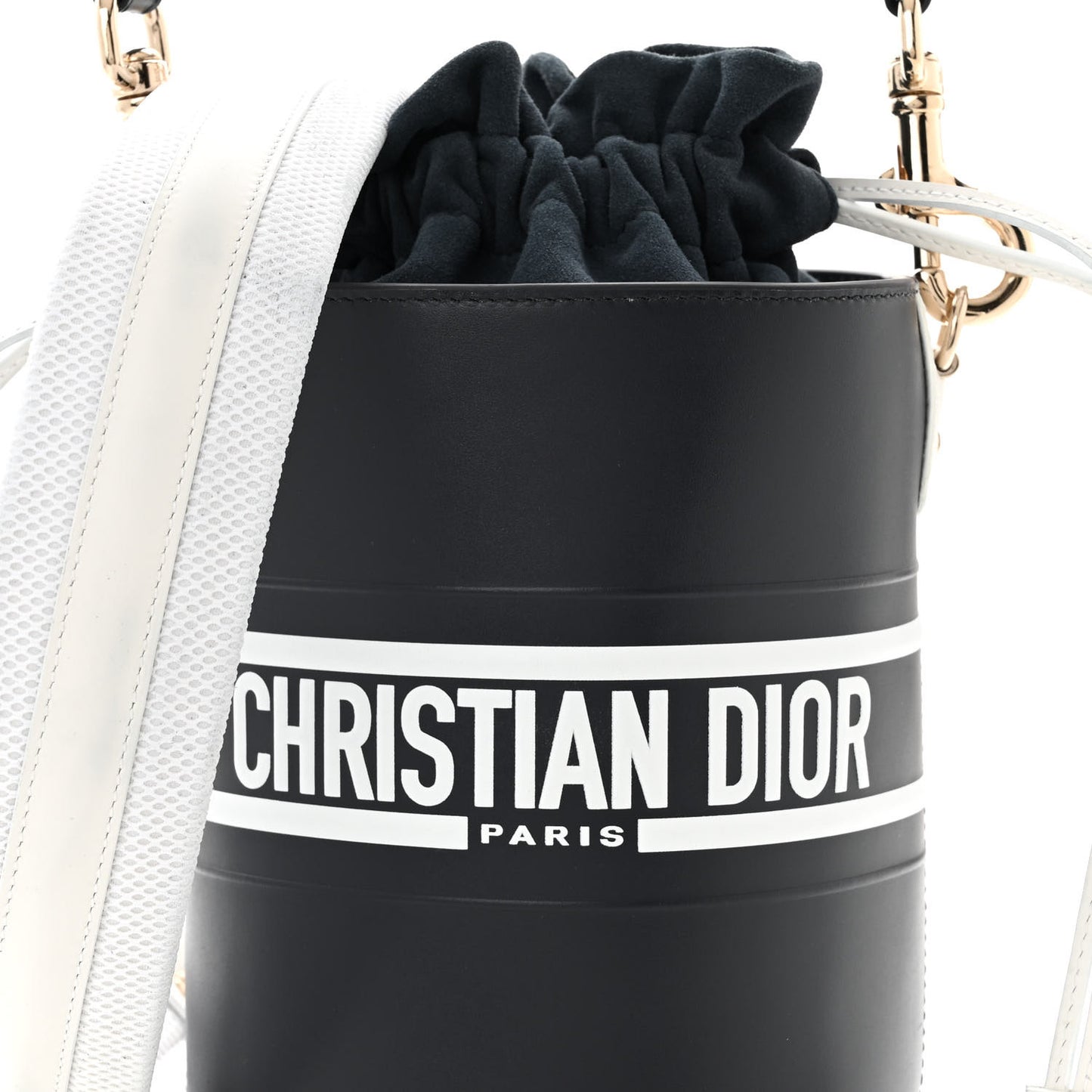 Calfskin Small Dior Vibe Bucket Blue