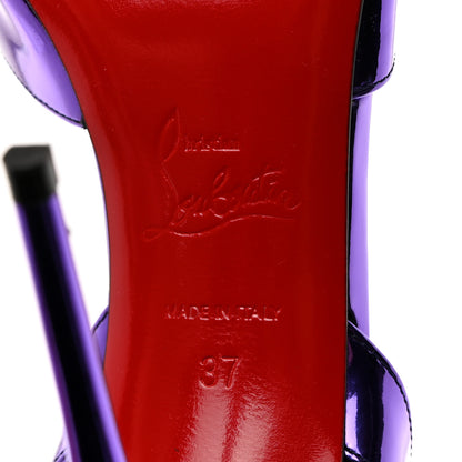 Christian Louboutin Specchio Lining Maravilla Joli 100 T-Strap Sandals 37 Elektra 7 of 10