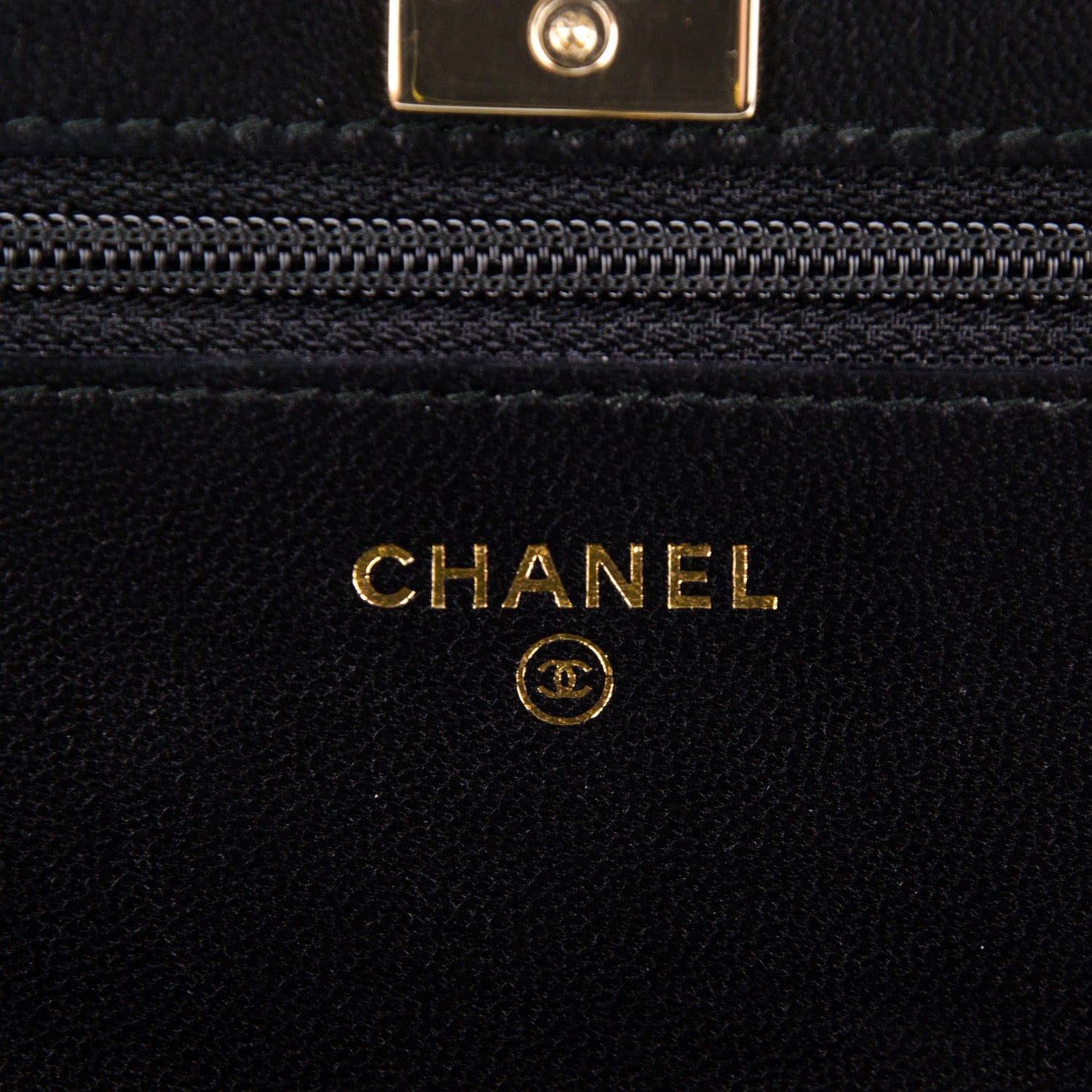 Chanel Lambskin Quilted Trendy CC Wallet On Chain WOC Black 7 of 10