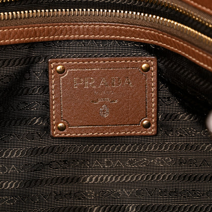 Prada Vitello Daino Tote Palissandro 6 of 9