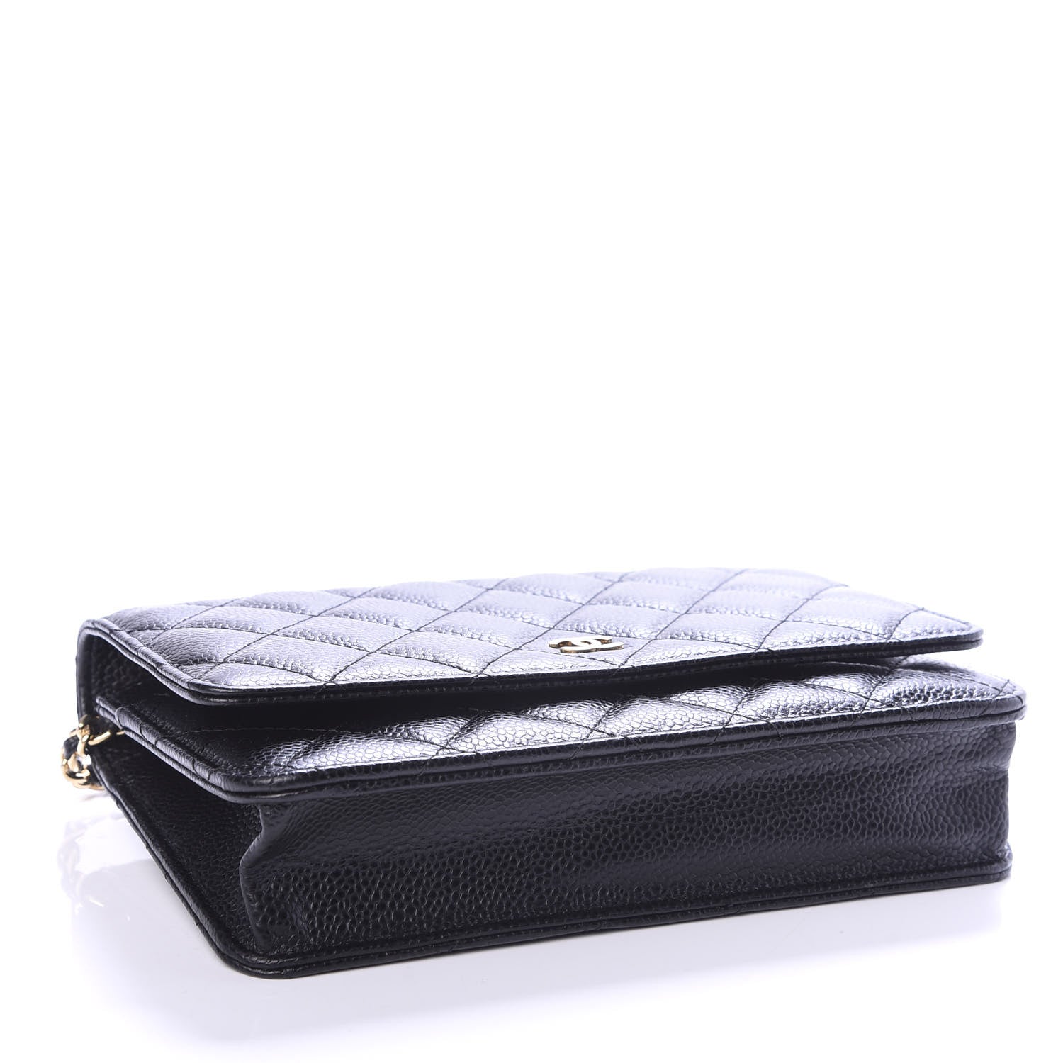 Chanel Caviar Quilted Wallet On Chain WOC Black 3 of 10