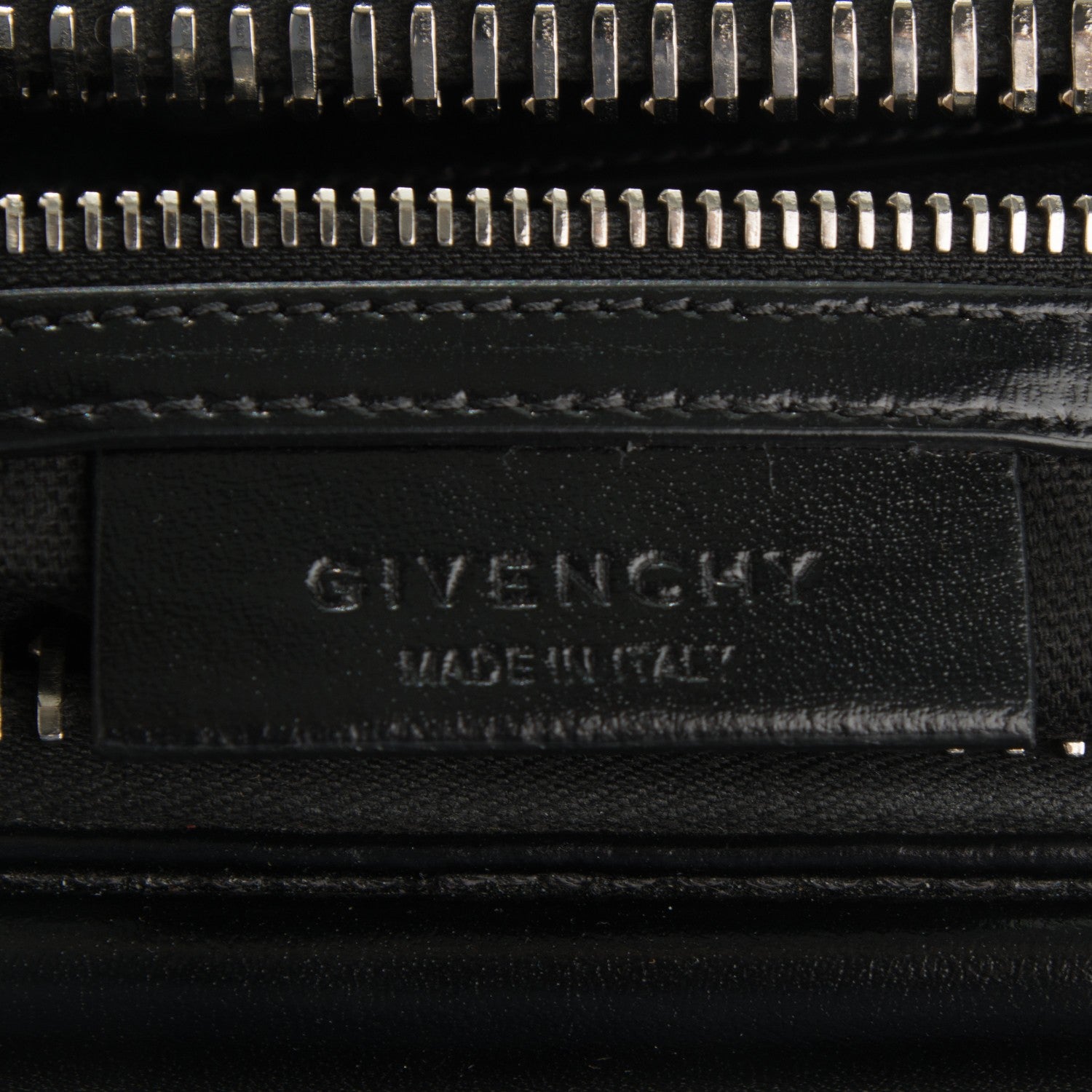 Givenchy Shiny Lord Calfskin Medium Antigona Black 6 of 7
