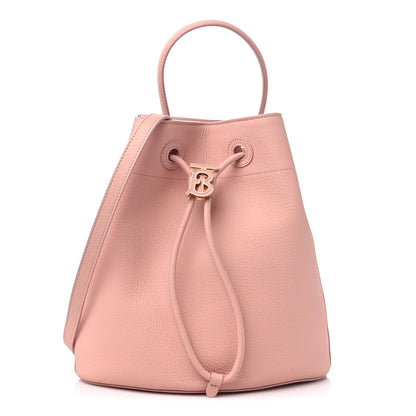 Burberry Grainy Calfskin Small TB Bucket Bag Dusty Pink 1 of 8