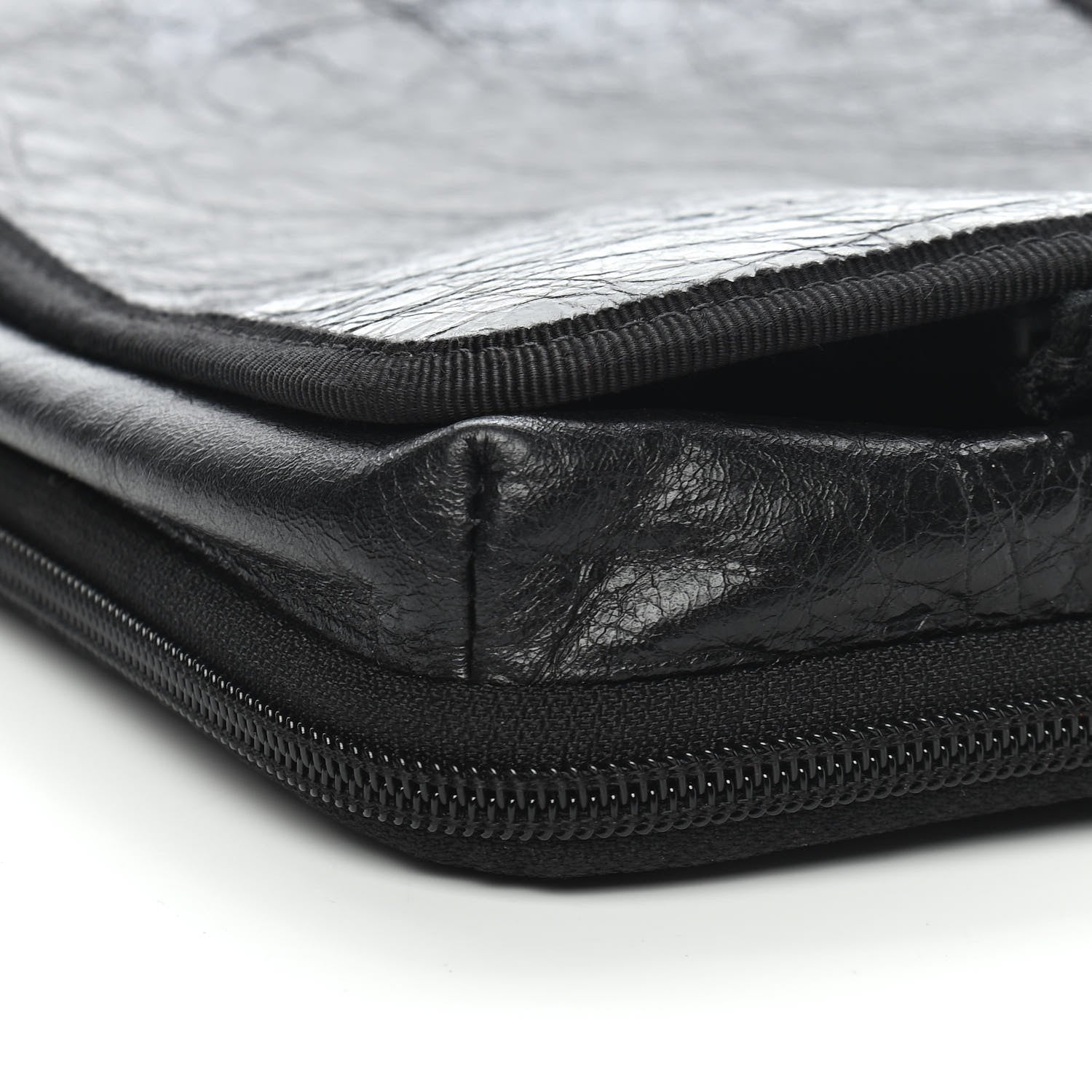 Balenciaga Agneau Explorer Crossbody Pouch Black 7 of 9