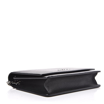 Givenchy Sugar Goatskin Pandora Chain Wallet Black 4 of 10