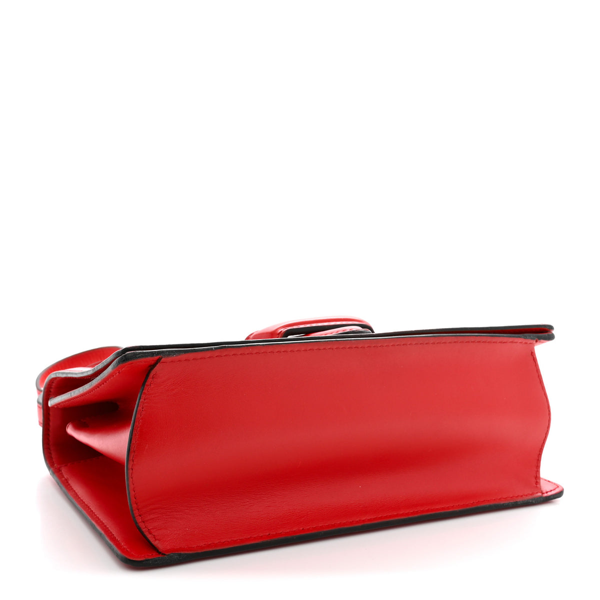 Calfskin Medium Barcelona Shoulder Bag Red