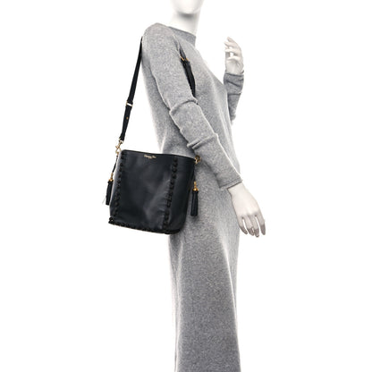 Christian Dior Lambskin Bucket Bag Black 3 of 8