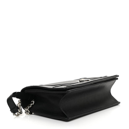 Christian Dior Grained Calfskin Medium Diorama Flap Bag Black 4 of 9