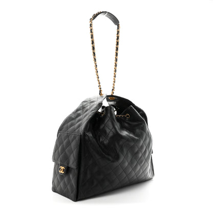 Chanel Caviar Quilted Large Chanel 25 Handbag Black 3 of 10