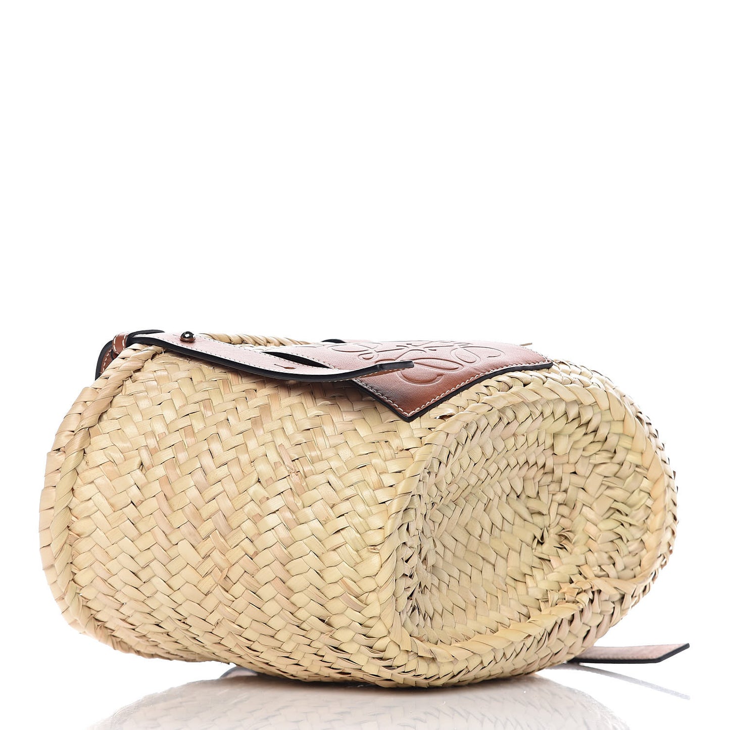 Raffia Small Basket Tote Bag Natural Tan