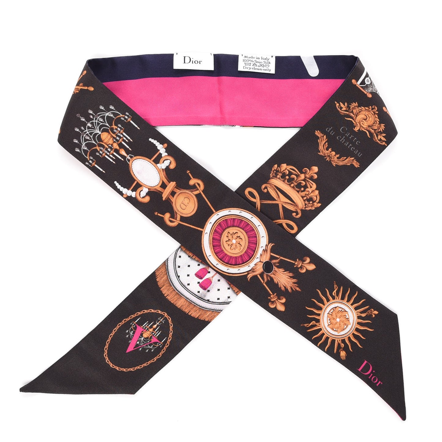 Silk ABCDior V Scarf