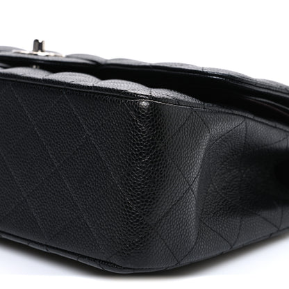 Chanel Caviar Quilted Jumbo Double Flap Black 10 of 10