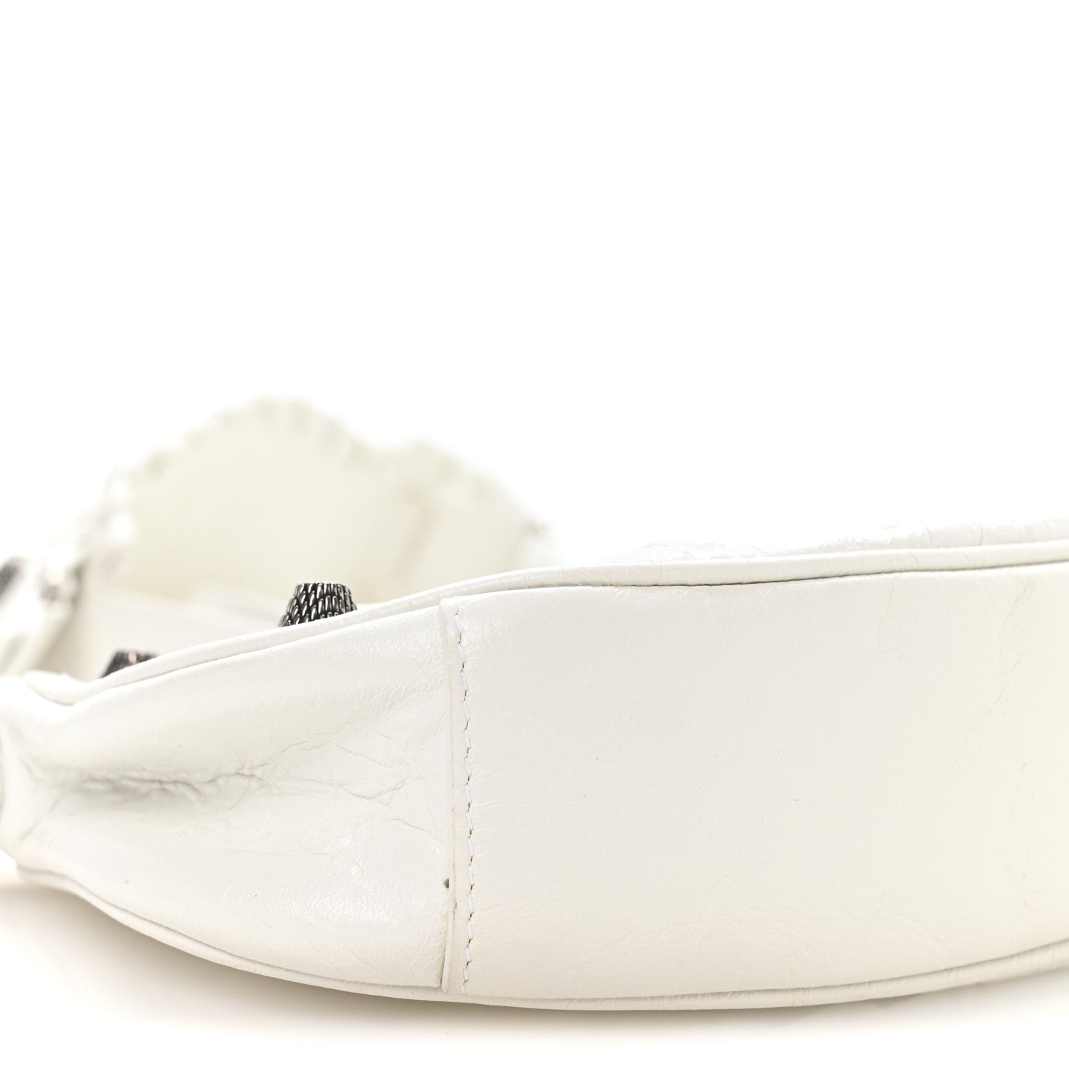 Balenciaga Agneau Arena Le Cagole Shoulder Bag XS Optic White 10 of 11
