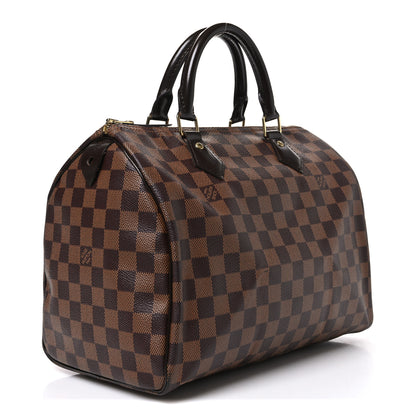 Louis Vuitton Damier Ebene Speedy 30 3 of 10