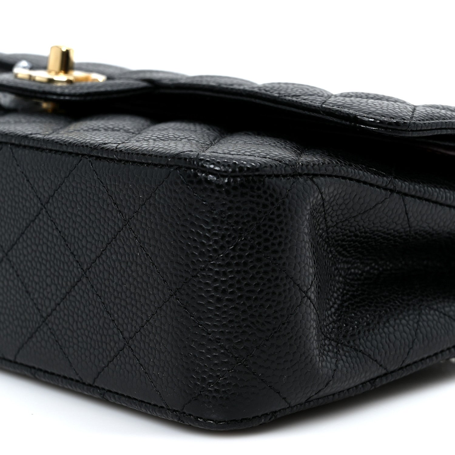 Chanel Caviar Quilted Medium Double Flap Black 11 of 12