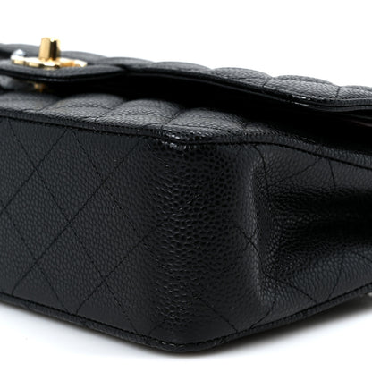 Chanel Caviar Quilted Medium Double Flap Black 11 of 12