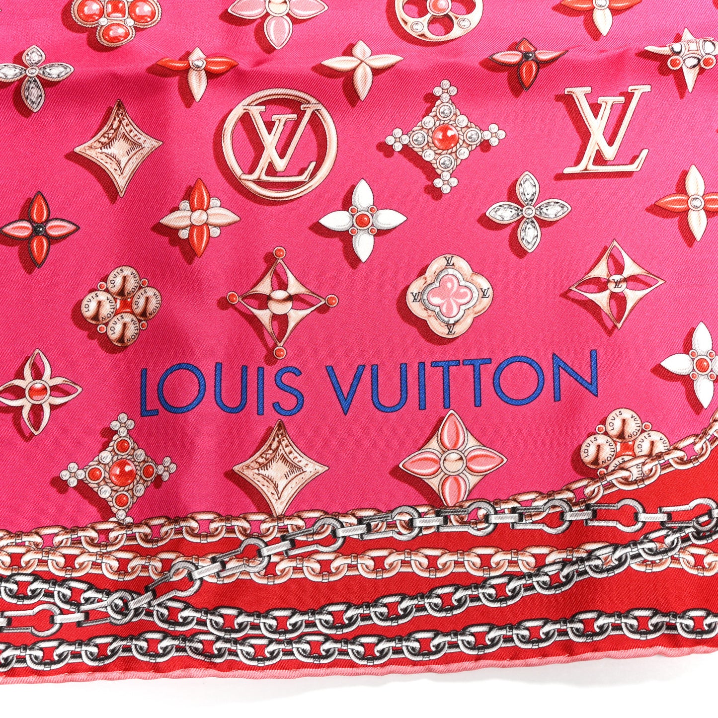 Silk Your Highness Square Scarf Fuchsia