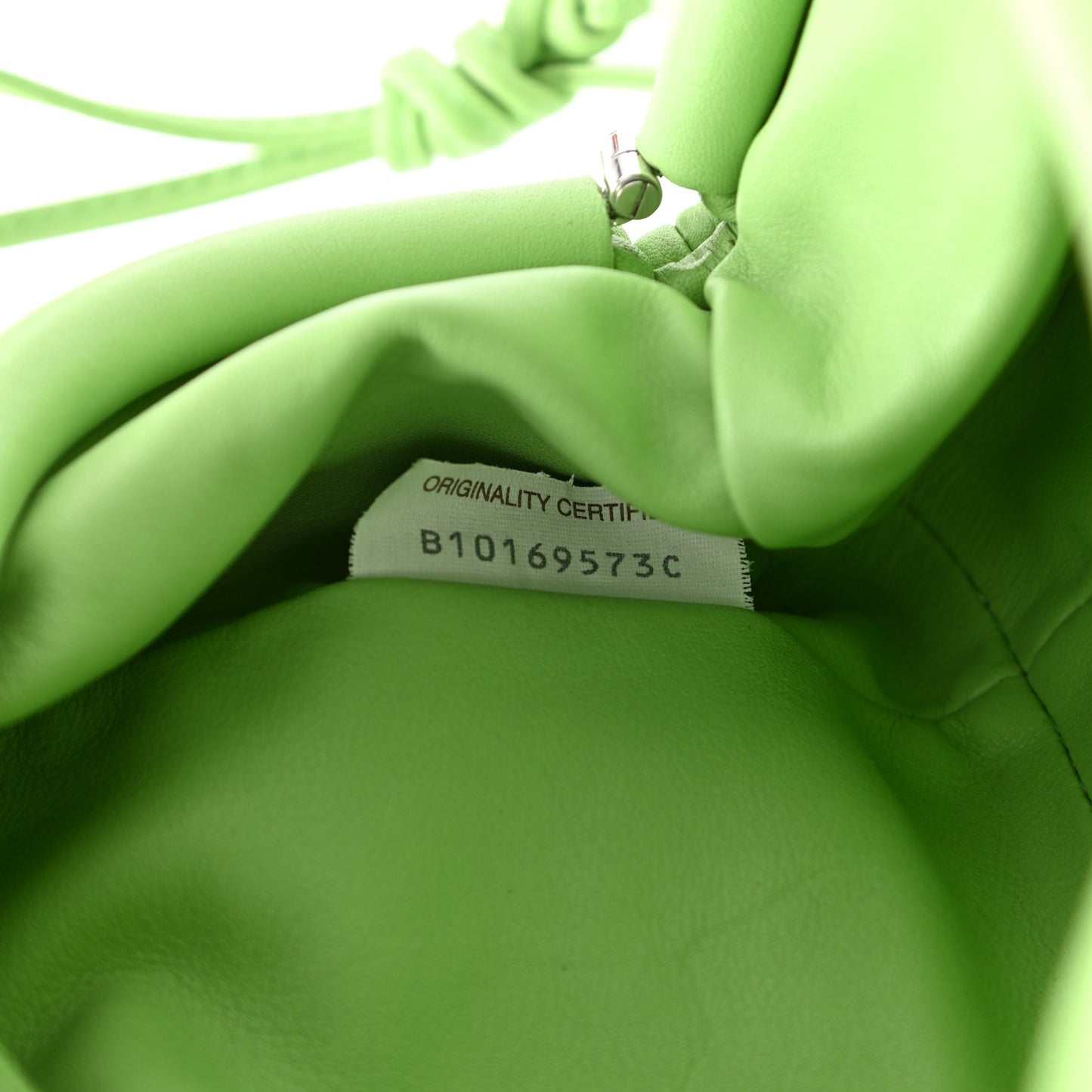 Butter Calfskin The Mini Pouch Pistachio