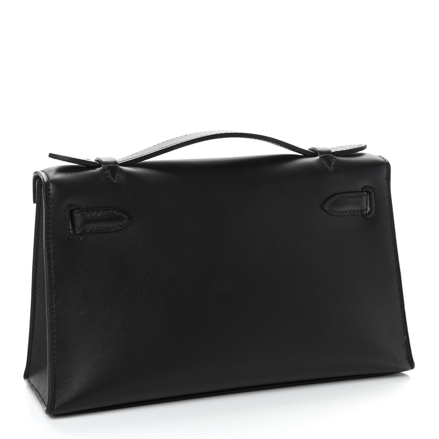 Hermes Swift Kelly Pochette Clutch Black 2 of 25