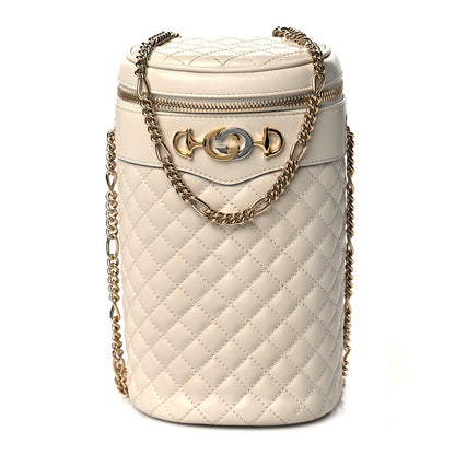 Gucci Calfskin Trapuntata Zumi Belt Bag Off White 1 of 11