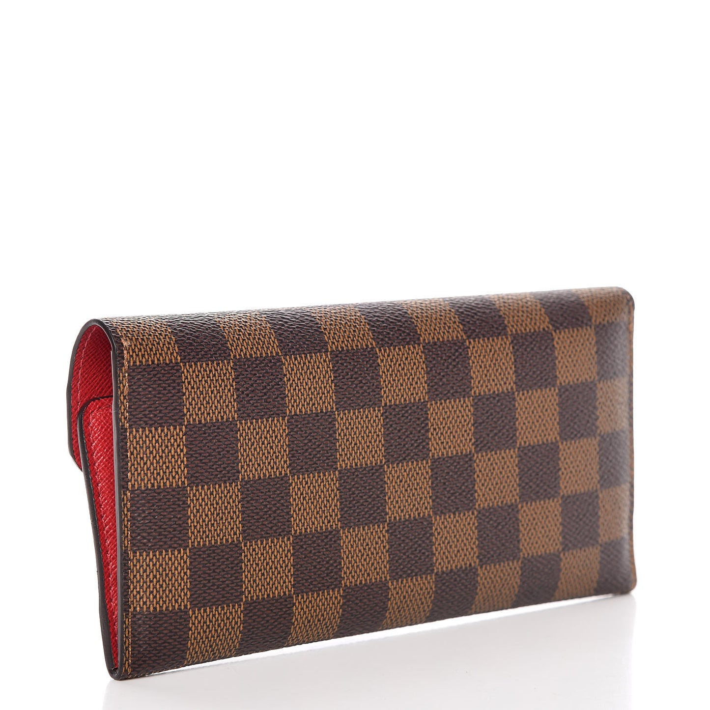 Damier Ebene Josephine Wallet Red
