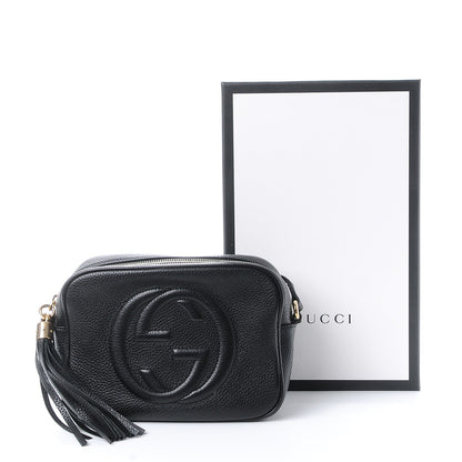 Gucci Pebbled Calfskin Small Soho Disco Bag Black 10 of 10