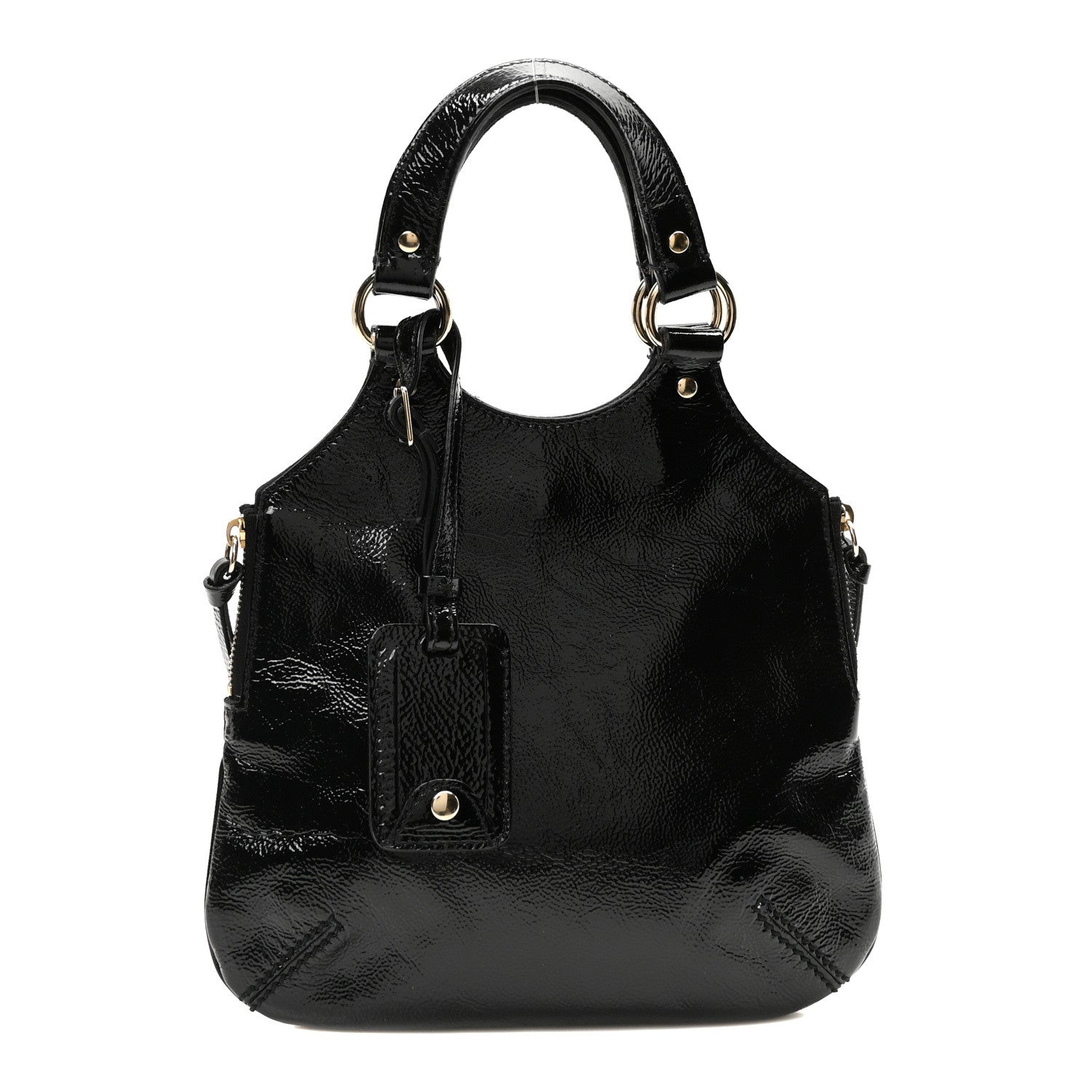 Saint Laurent Patent Mini Tribute Tote Black 1 of 10