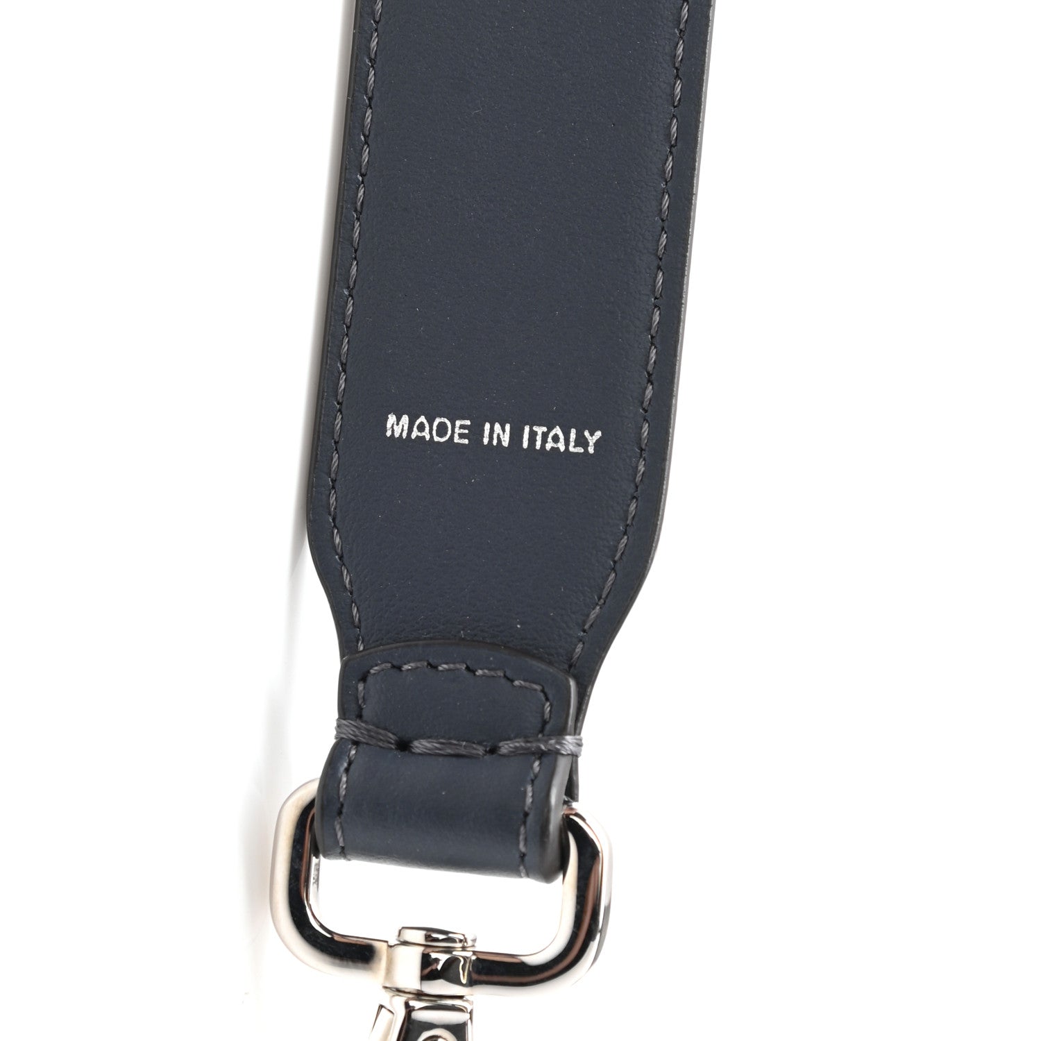 Fendi Calfskin Adjustable Strap You Navy 3 of 8
