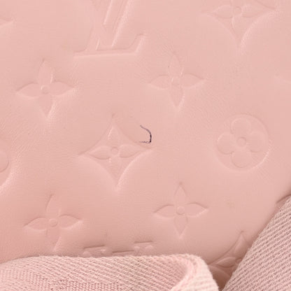 Louis Vuitton Lambskin Embossed Monogram Coussin PM Rose 10 of 12
