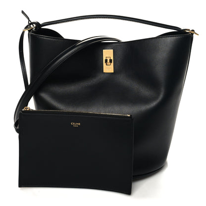 Celine Smooth Calfskin Bucket 16 Bag Black 1 of 13