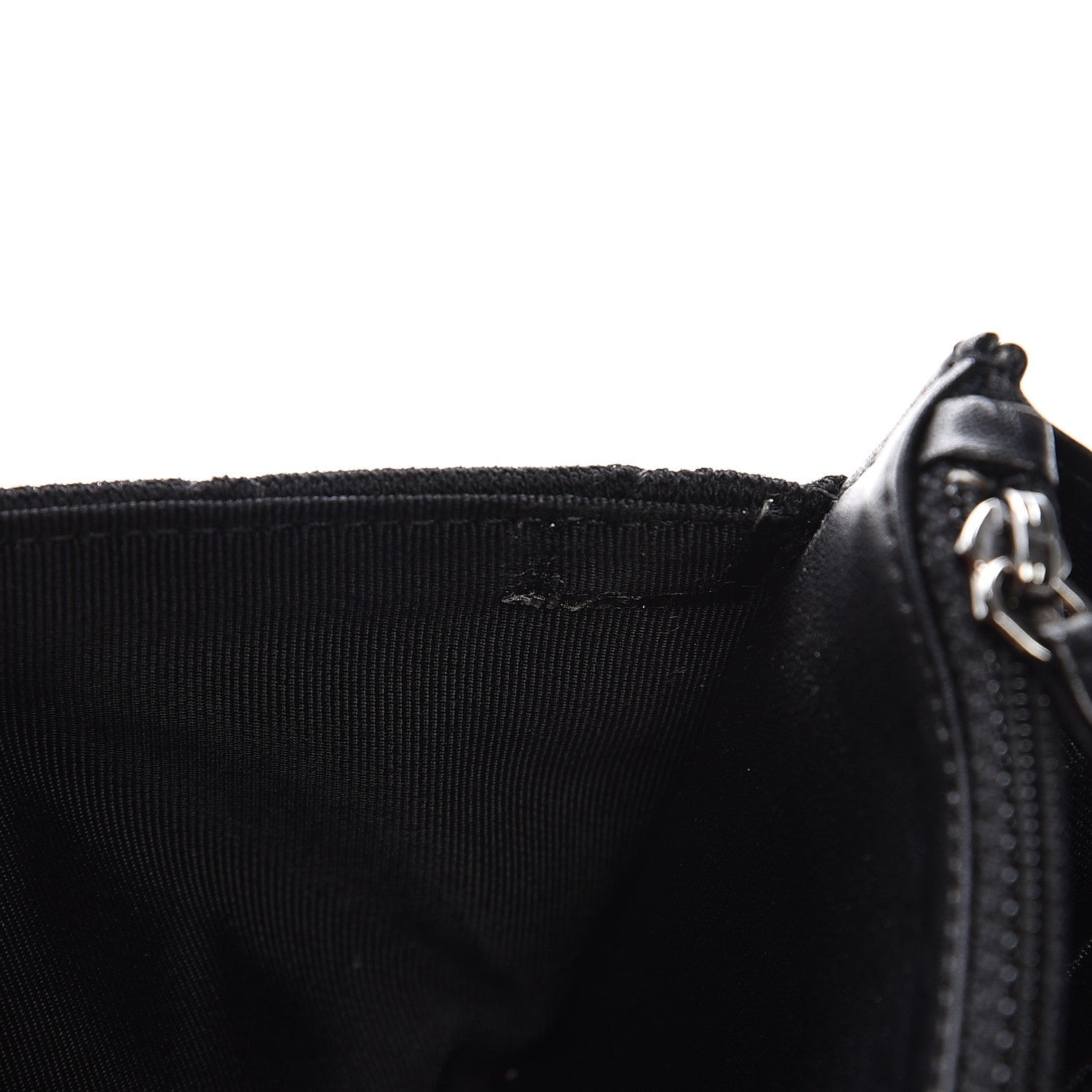 Chanel Jersey Quilted Reissue Wallet On Chain WOC Black 7 of 7