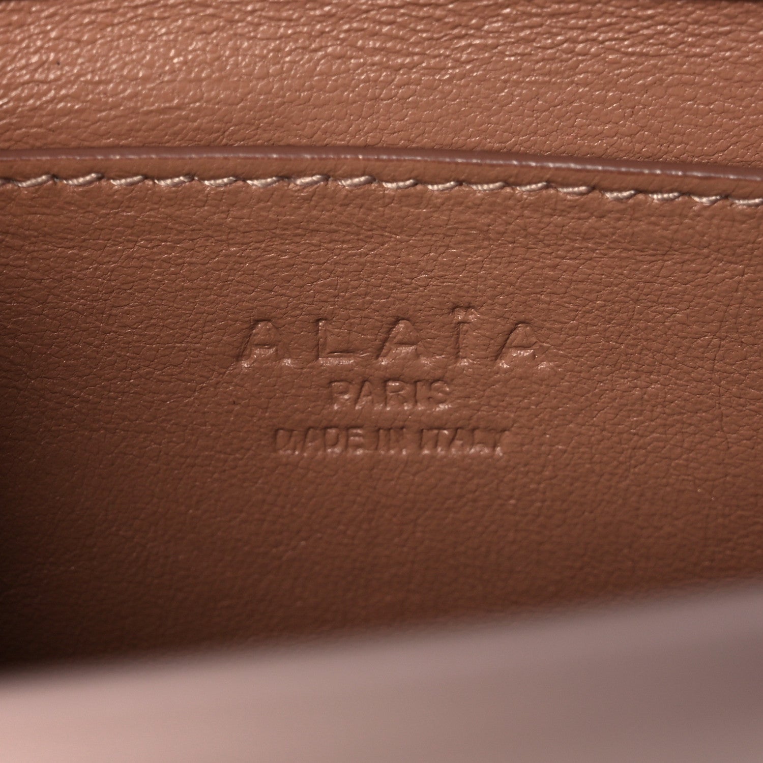 Alaia Calfskin Arabesque Studded Clutch Sable 6 of 18
