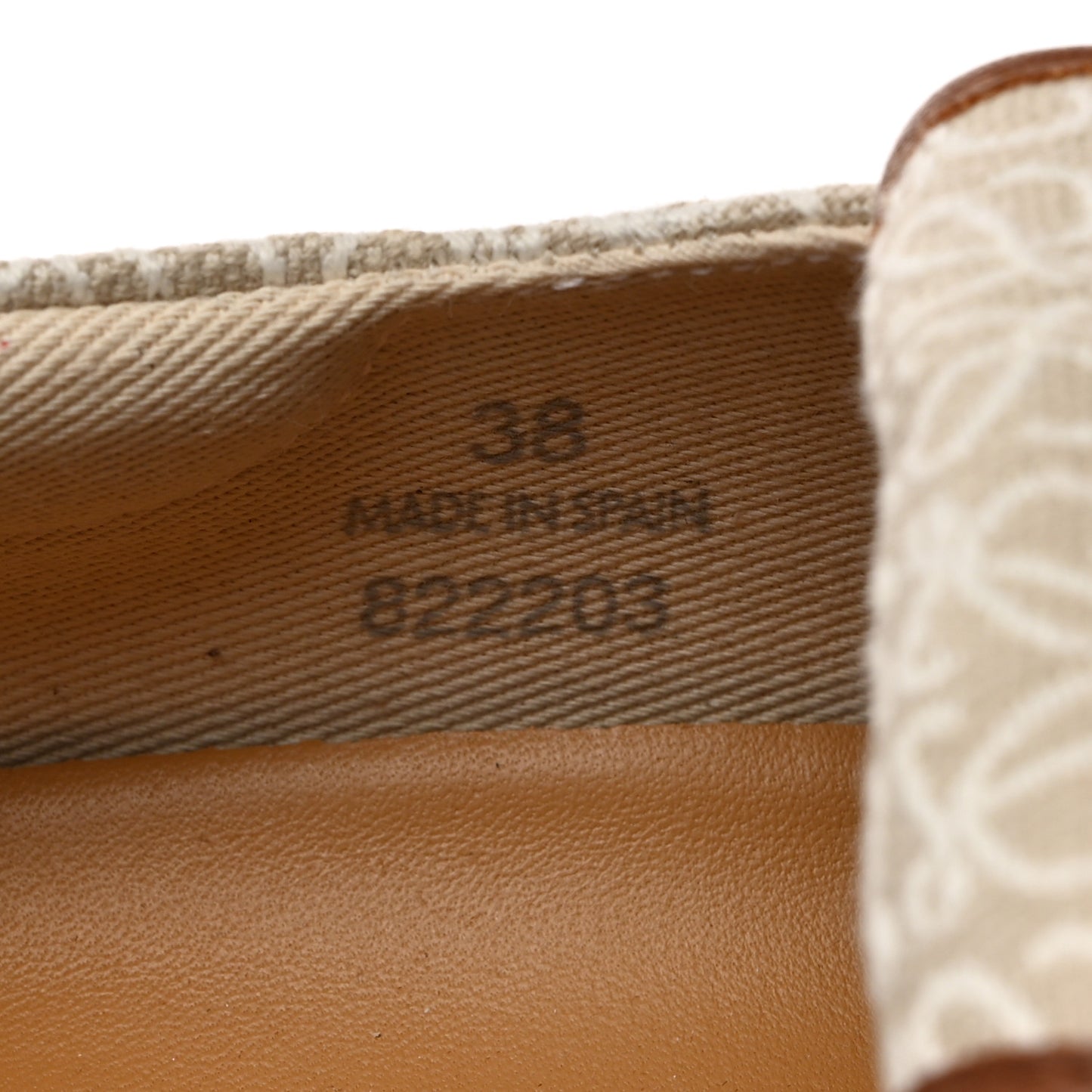 Jacquard Anagram Calfskin Flap Sneakers 38 Natural White
