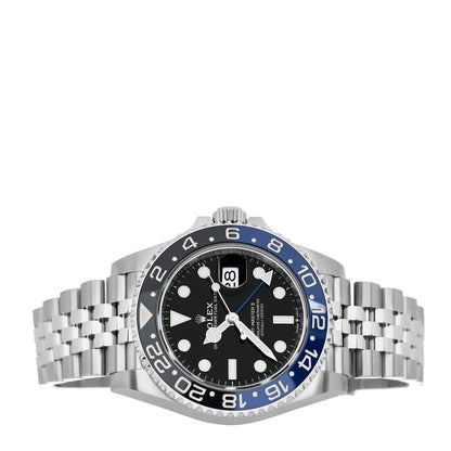Rolex Stainless Steel 40mm Oyster Perpetual Date GMT Master Ⅱ Batgirl Watch 126710BLNR 2 of 5