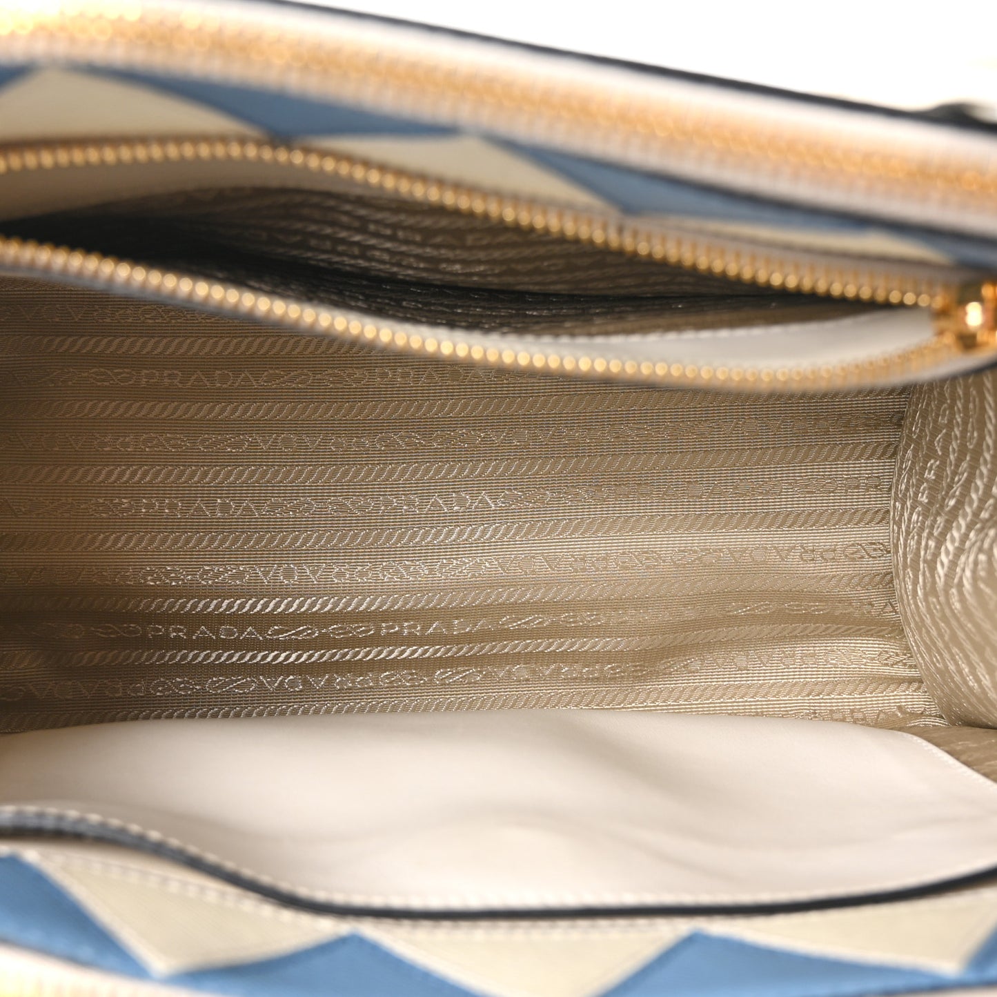 Saffiano City Calfskin Greche Paradigme Bag White