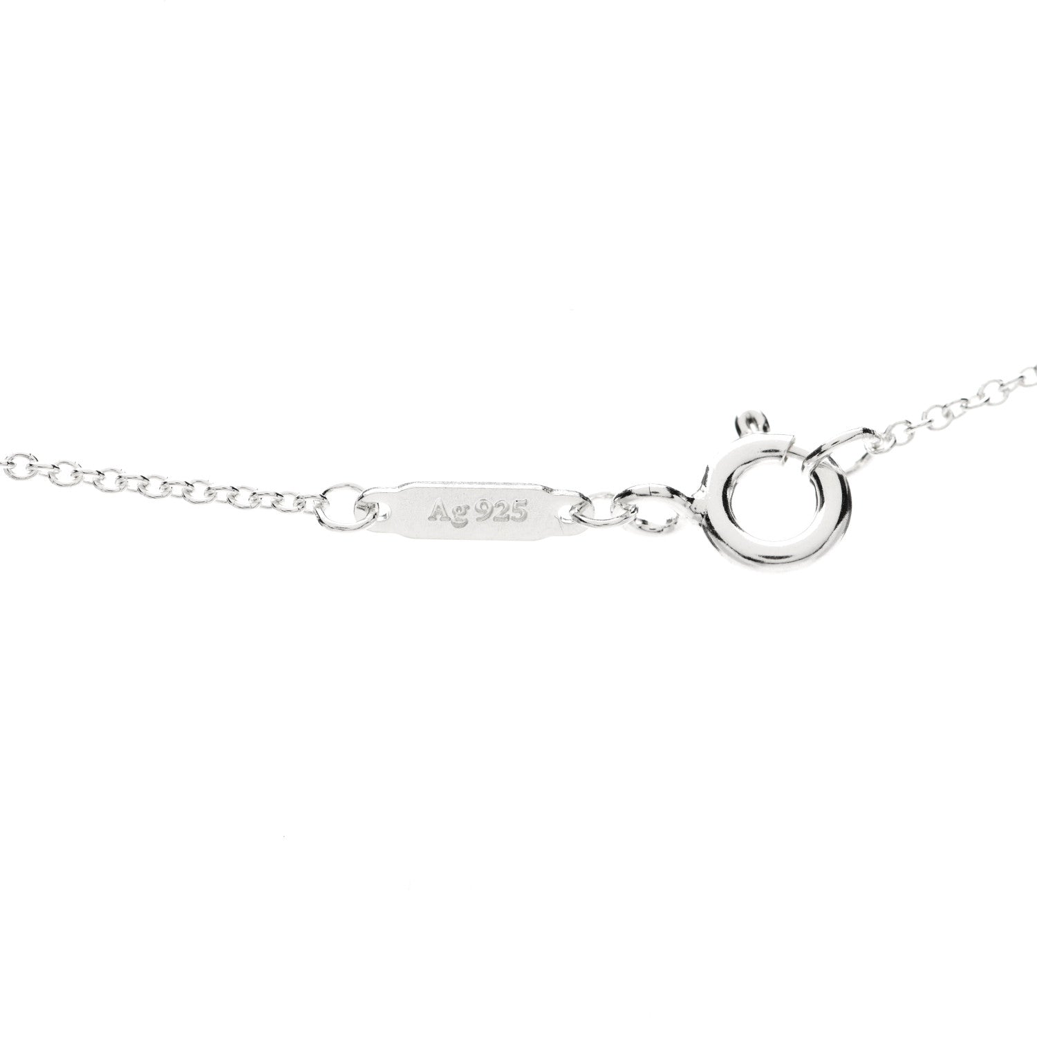 Tiffany Sterling Silver Mini Infinity Pendant Necklace 4 of 5