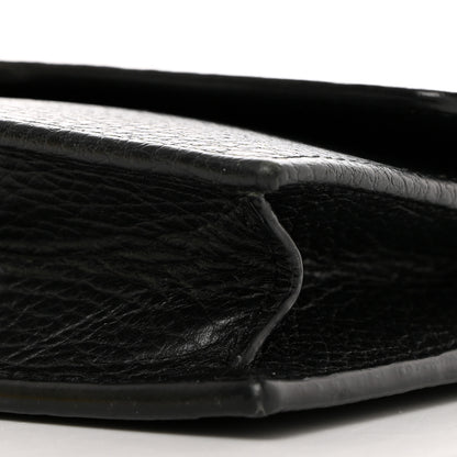 Gucci Dollar Calfskin Interlocking G Chain Wallet Black 10 of 12