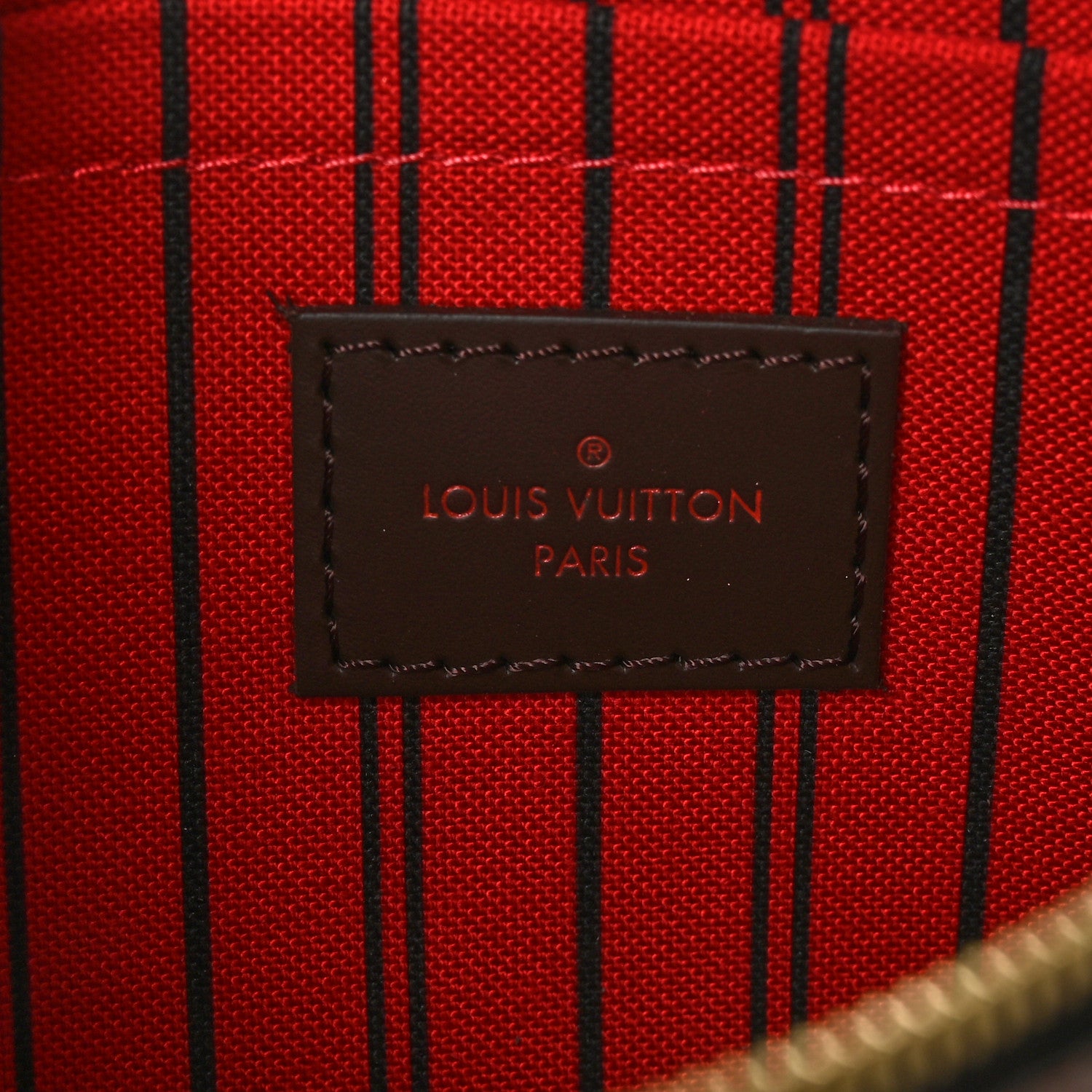 Louis Vuitton Damier Ebene Neverfull MM GM Pochette 6 of 7