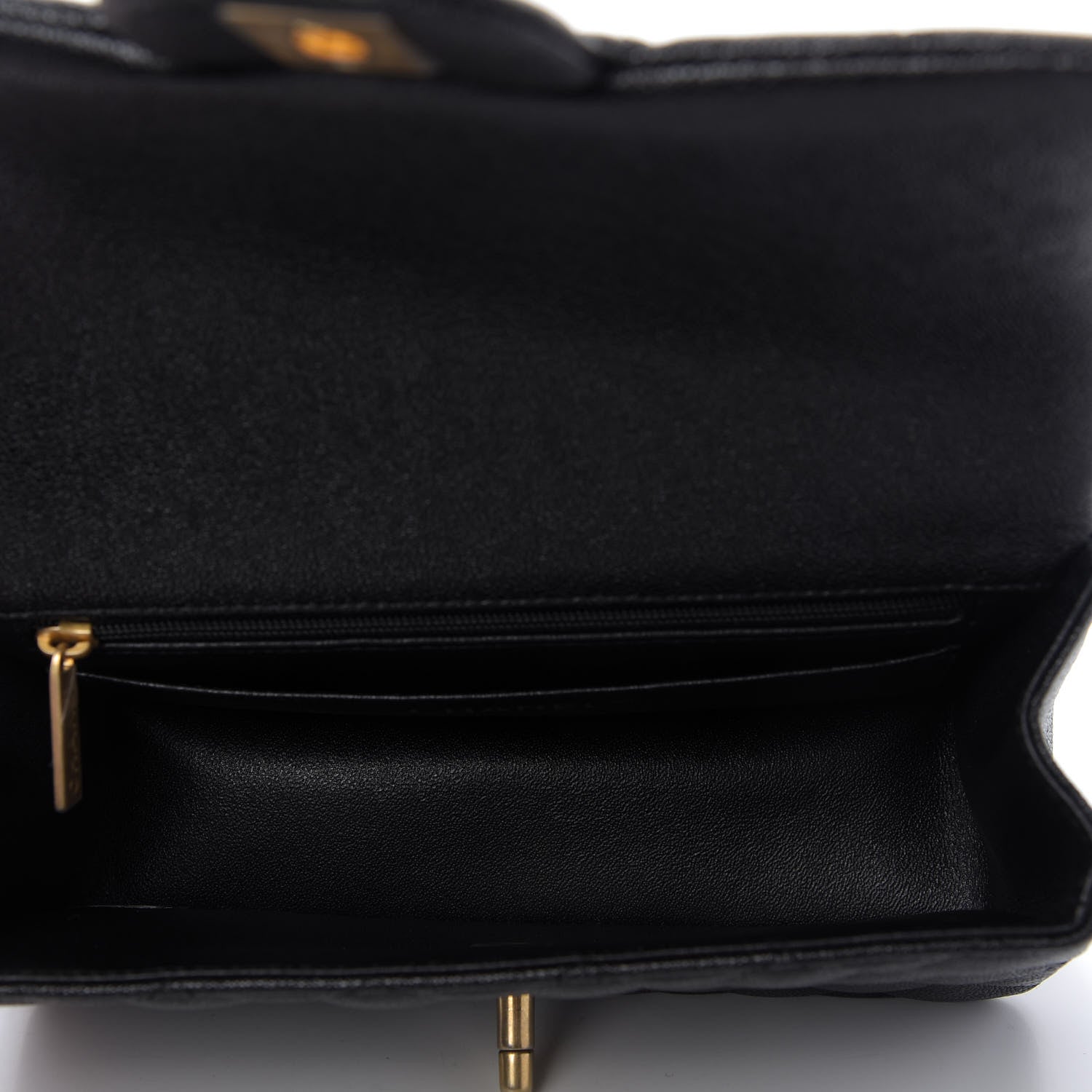 Chanel Caviar Quilted Mini Top Handle Rectangular Flap Black 5 of 9