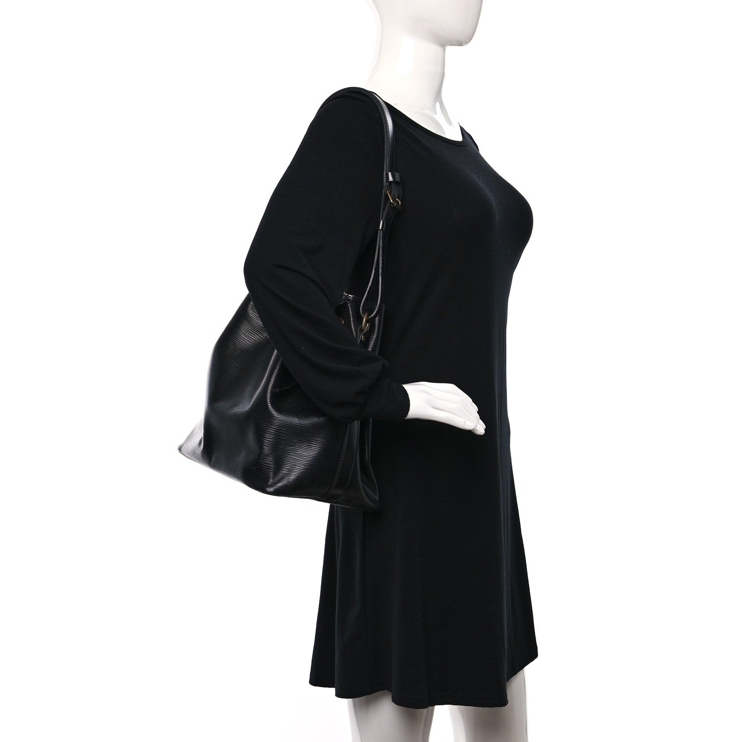 Louis Vuitton Epi Petit Noe Black 2 of 13