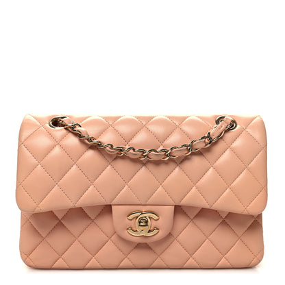 Chanel Lambskin Quilted Small Double Flap Light Pink 1 of 11