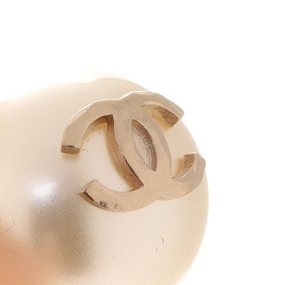 Chanel Pearl CC Chain Drop Earrings Gold 4 of 4