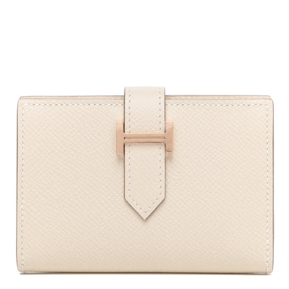 Hermes Epsom Bearn Card Holder Wallet Craie 1 of 8