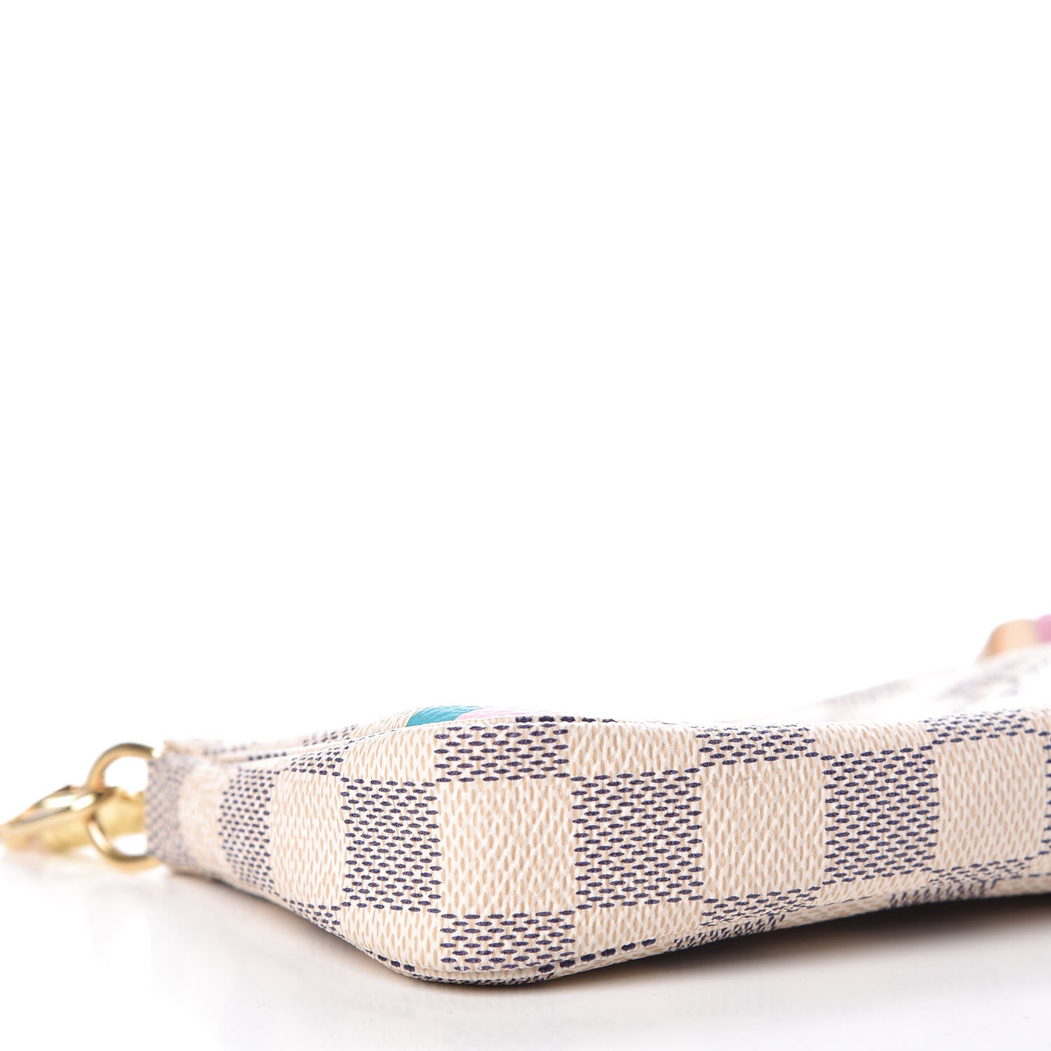 Louis Vuitton Damier Azur 2016 Christmas Animation Mini Pochette Accessories 5 of 9