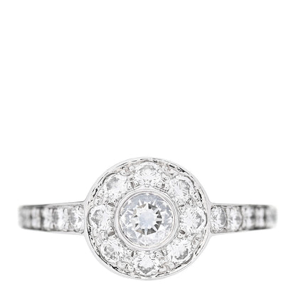 Tiffany Platinum Diamond .21ctw Circlet Engagement Ring 51 5.25 1 of 4